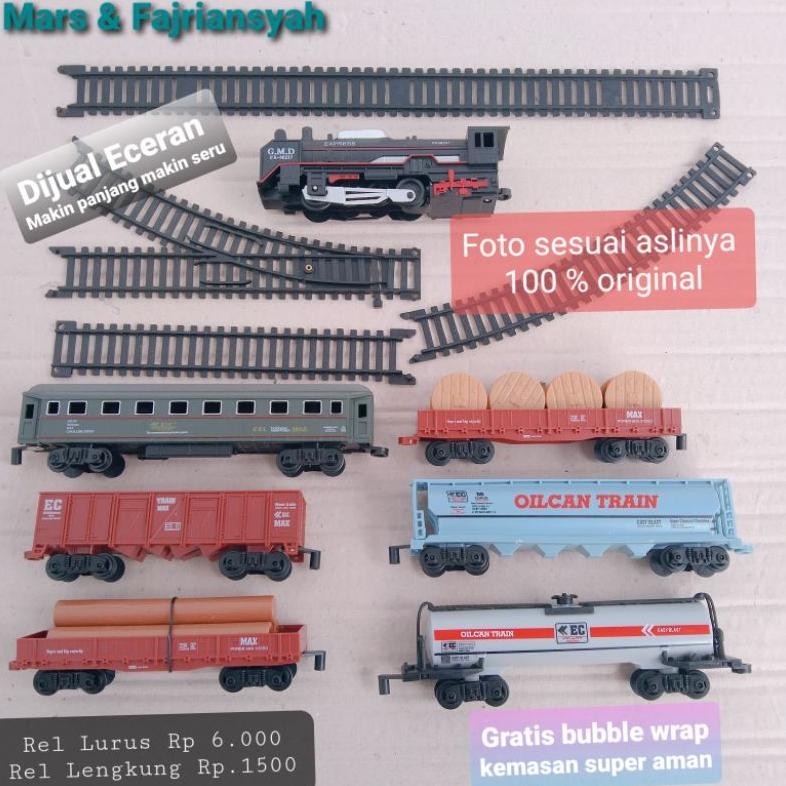bas-12 Termurah Kereta Api Indonesia | Mainan Kereta Api | RAIL KING | RAILKING | Gerbong | Rel Luru