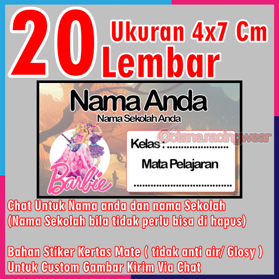 

Stiker Label Buku Mata pelajaran sekolah Sd Nama Sticker 20 Lembar mini banyak Murah Custom anak Sd cewe cowo Karakter BTS Vol 12