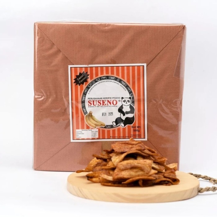 

TERPERCAYA Keripik Pisang SUSENO Box Manis 500 gram