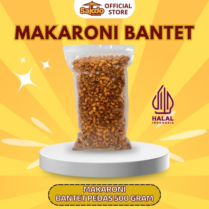 

BOOM SALE [Beli Lokal] Makaroni Bantet 500 Gram Sajodo Snack & Food