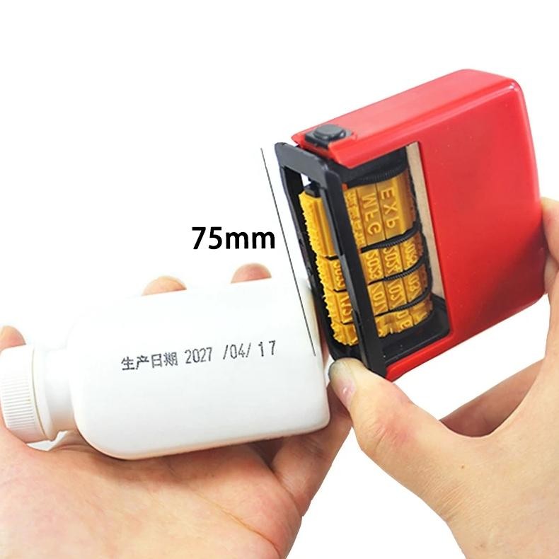 

BISACOD Stempel Tanggal Custom Otomatis Dengan EXP Stempel Tanggal Produksi Dengan EXP Dater Date Stamp Ka-152