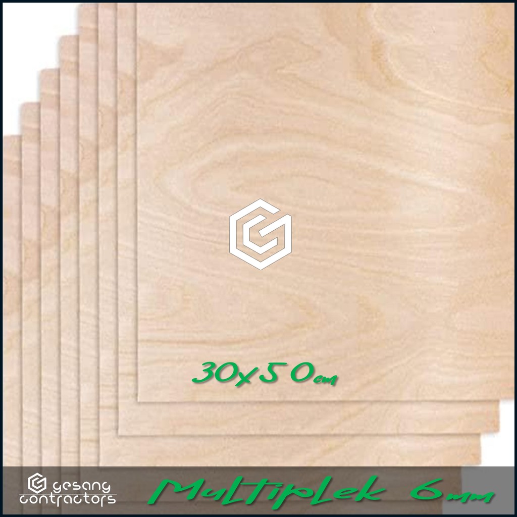 Triplek 6mm 30x50 cm ( Multiplek 6mm | 6 mm | 30x50cm | 50x30cm | 50x30 | 50 x 30 | 30 x 50 cm )