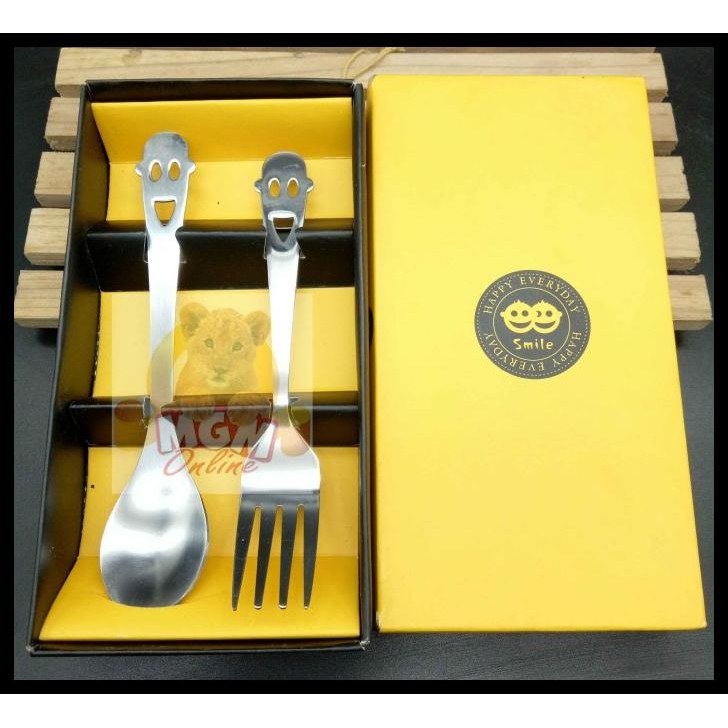 Souvenir Sendok Garpu Box / Sendok Dan Garpu Set Free Kotak C9264