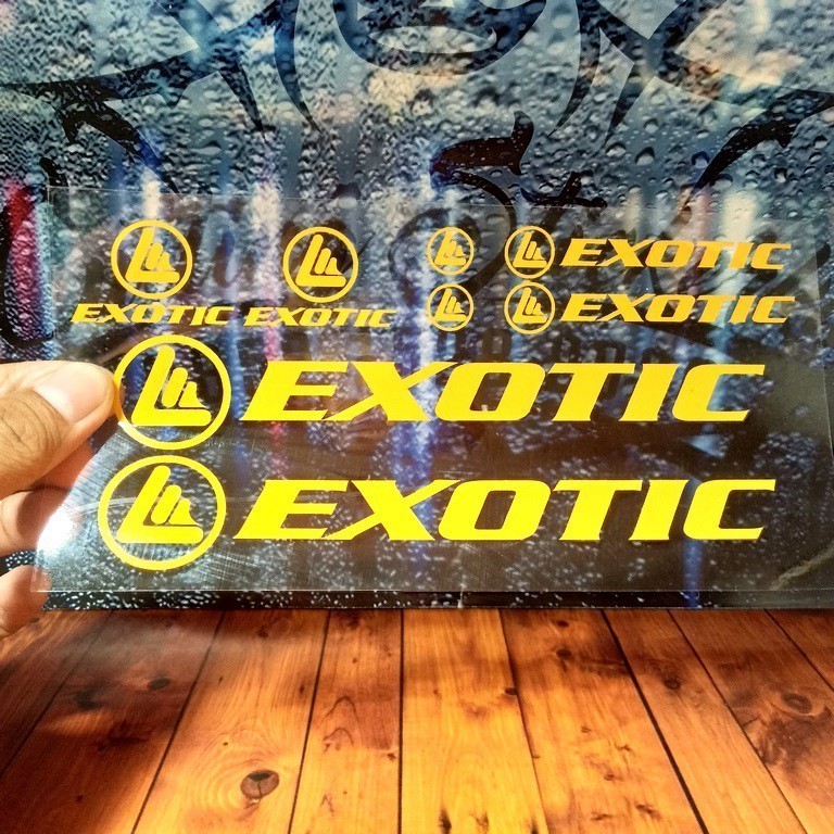 Cutting Stiker Exotic Variasi Sepeda Sticker Frame Aksesoris Body Style Lipat Keren Decal Striping B