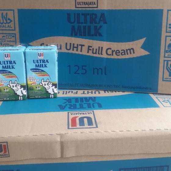 

Susu Ultra Full Cream 125 Ml Isi 40 Pcs