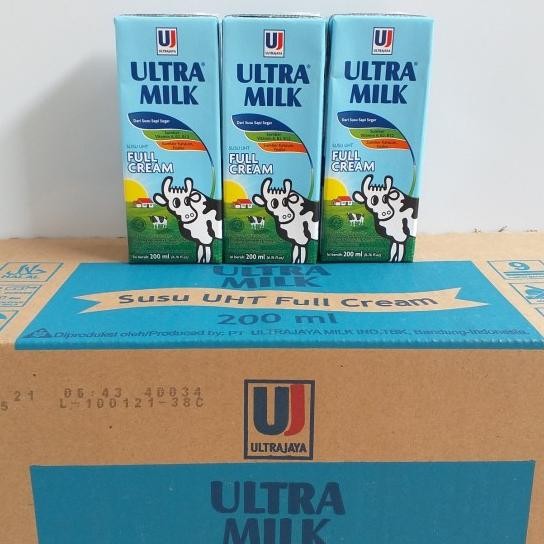 

Susu Ultra Lk Full Cream 200 Ml 1 Dus