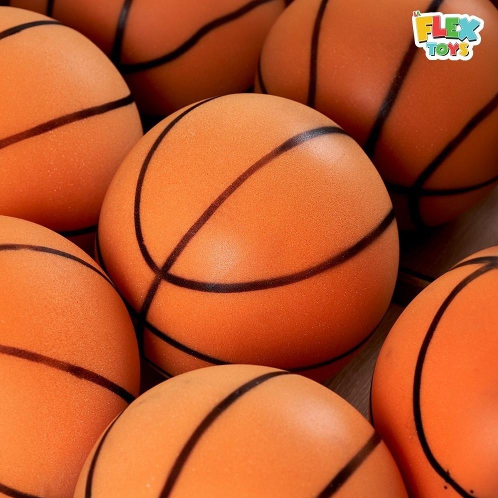 ORIGINAL Mainan Bola Basket Anak Size 5 - Sillent Ball Bola Basket Kedap Suara - Bola Basket Outdoor