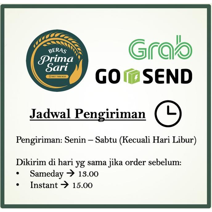 

BERAS BUNGA 25KG