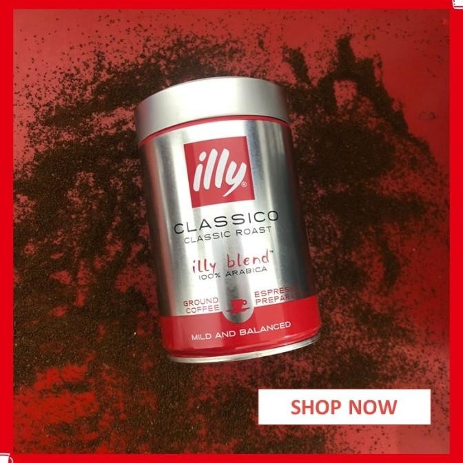 

Ground Coffee illy / Bubuk Kopi Premium italia Medium Roast 250gr