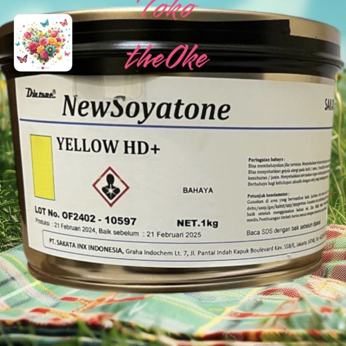 

TINTA CETAK SAKATA INX - NEW SOYATONE YELLOW HD+