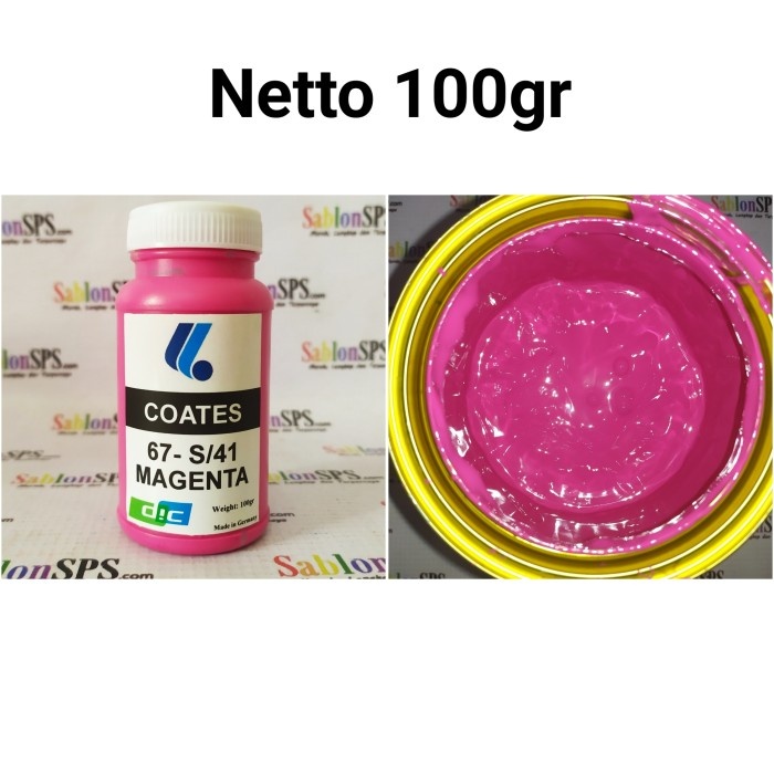 

TINTA SABLON GELAS COATES 67-S/41 MAGENTA 100GR