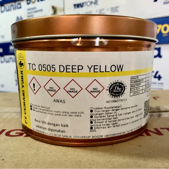 

TINTA CETAK CEMANI TOKA TC 0505 DEEP YELLOW