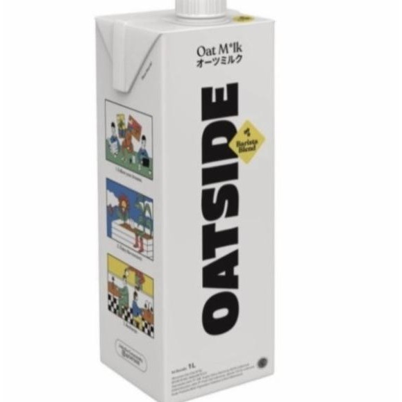 

Oatside Barista Blend Lk 1Liter - Susu Oat Gandum - Gosend/Grab