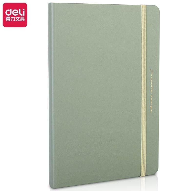 

VD08 Deli Leather Cover Notebook / Buku Catatan Cover Kulit A5 96 Lembar Warna Pastel 22295 Murah