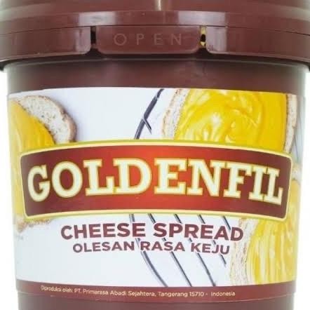 

Selai Goldenfil Cheese Spread / Goldenfil Keju 1 Kg