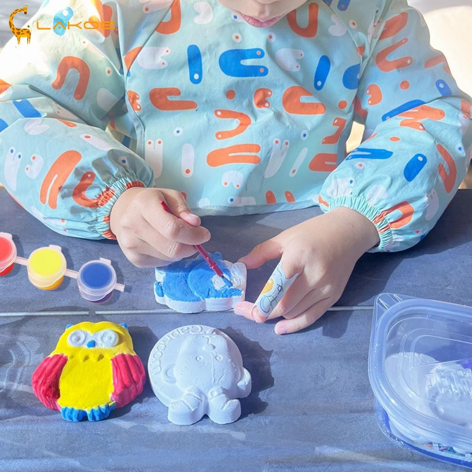 

Gratis Packing Lakoeofficialmall Diy Painting Gypsum Anak / Patung Lukis Gypsum 3D / Painting Kit Anak Good Quality