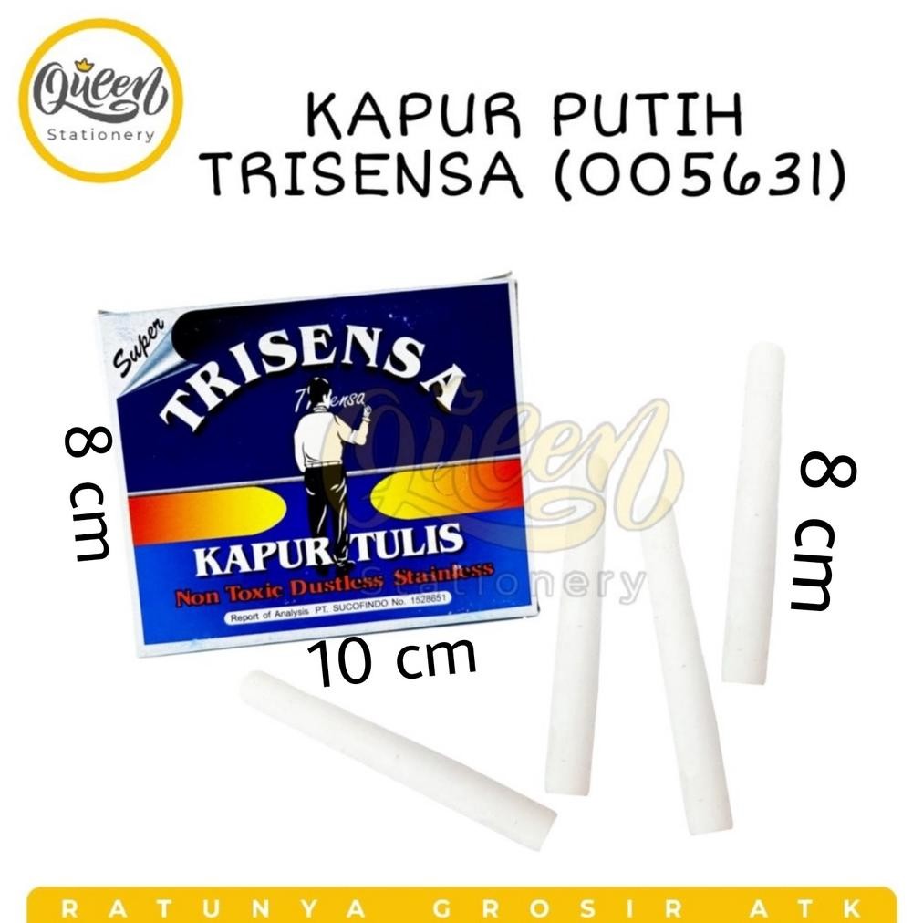 

Jaminan Mutu Original Kapur Putih Trisensa (005631)/Kapur Tulis/Kapur Murah/Kapur Papan/White Chalk Paling Laris Kualitas Tertinggi