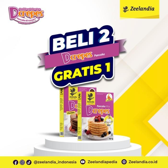 

PROMO BUY 2 GET 1 D'Crepes Pancake Mix Original 250gr