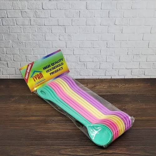 ```````] Sendok Panjang Aduk Teh Kopi Cocktail Stirrer Long Spoon Tea Plastik