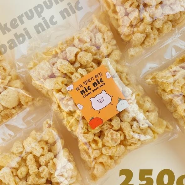 

Kerupuk Kulit Babi Nic Nic 250 Gram Sna Celan Kerubi