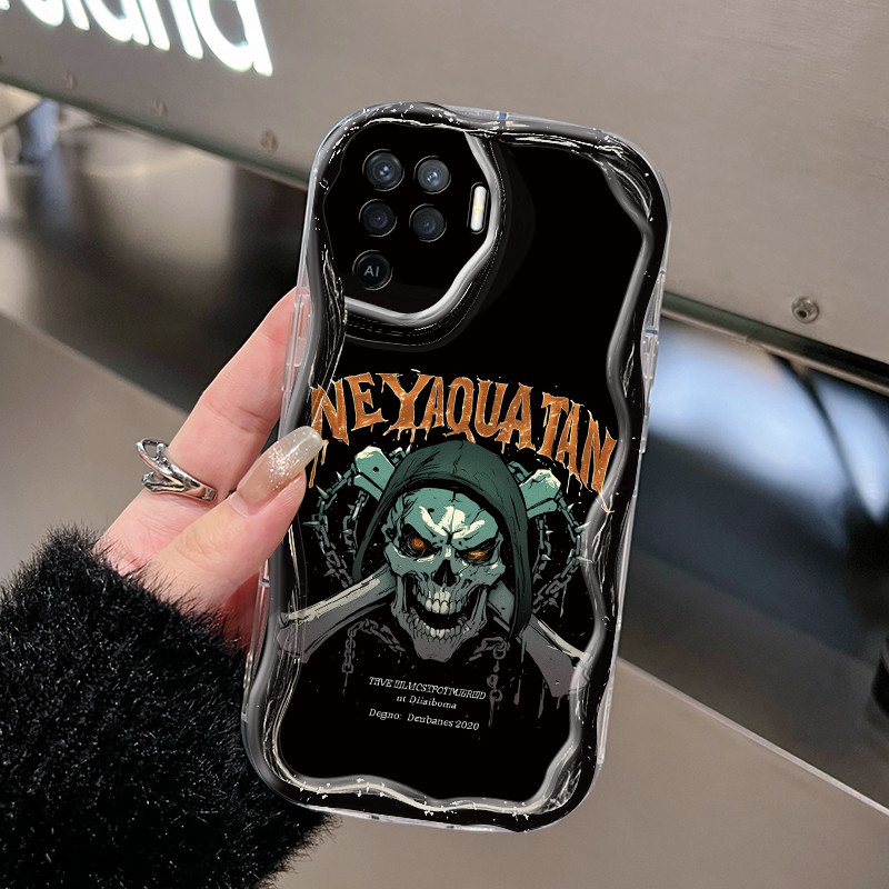 Casing Hp Untuk OPPO A94 F19 Pro Reno 5F Reno 5 Lite Reno5 F Reno5 Lite Case Casing pola kematian Ka