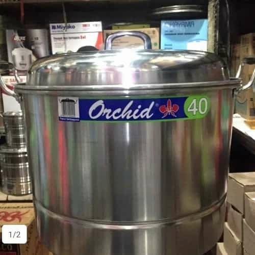 ~~~] panci nasi 10 liter Orchid 40cm kukusan