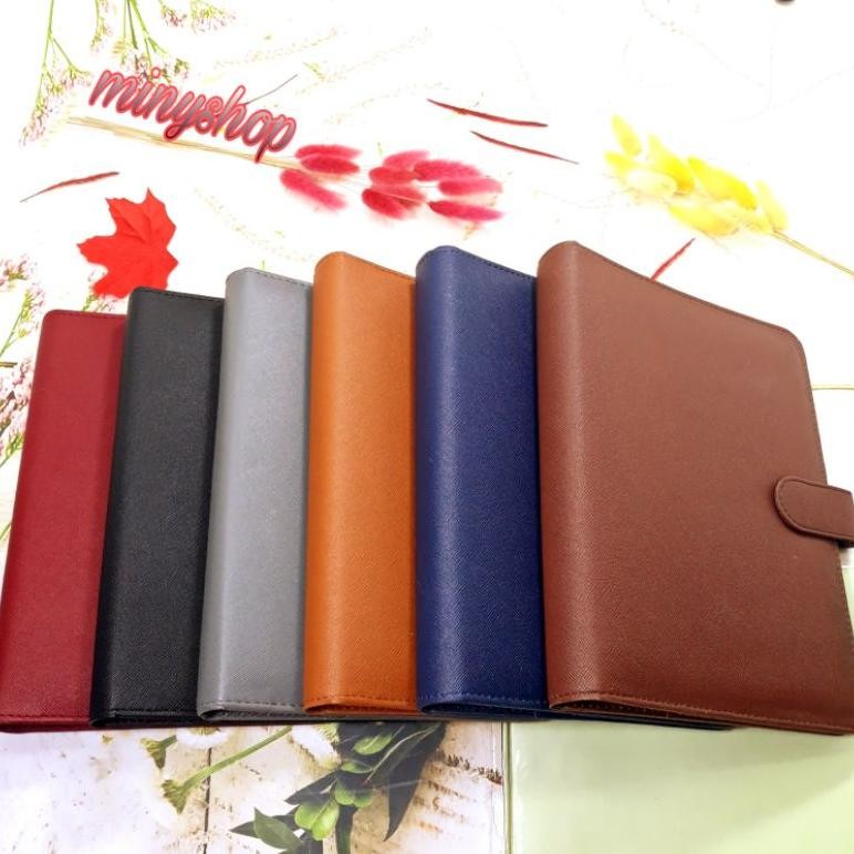 

BISACOD Binder Polos Exclusive A5 20 Ring Ada 12 Warna Pilihan Agenda Kuliah Kulit -98