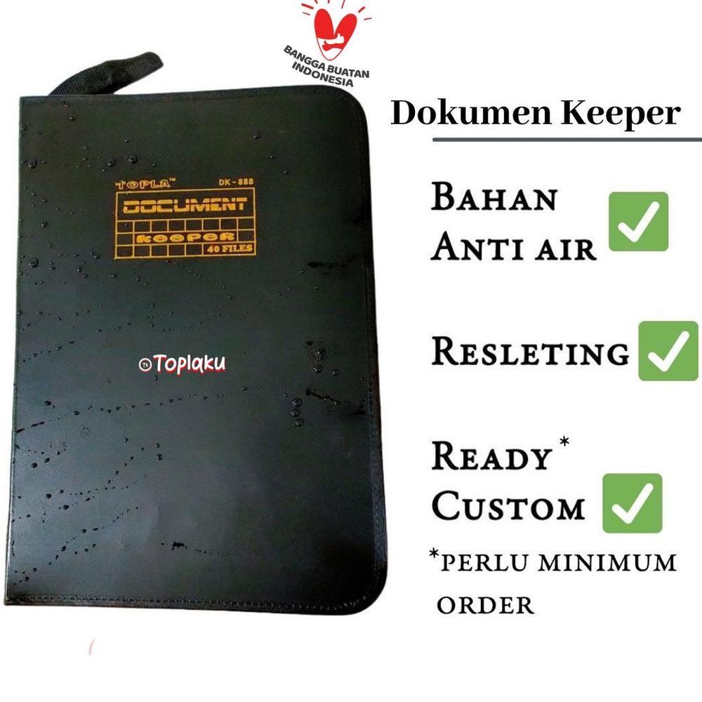 

PROMO TOPLA Dokumen Keeper 888 Map Ijazah Resleting Kulit Anti Air Isi 20 Lembar Map File Resleting Map Dokumen DK 888 Document Keeper File ru-8