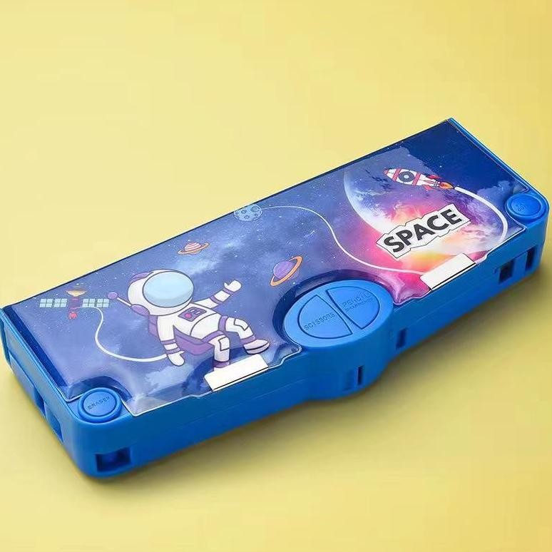 

TERMURAH Kotak Pensil Anak Serbaguna Mekanik Anak Sekolah Mekanik Multifungsi Serbaguna Fullset Penggaris Gunting Original at-113