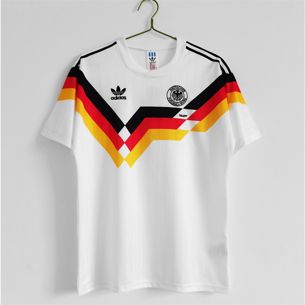 Jersey Retro Rumah Jerman Jersey Sepak Bola Vintage 1990 |75E49C10|