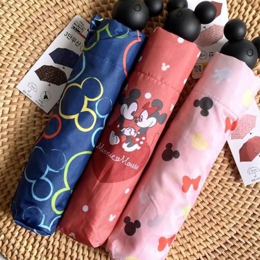 Payung Lipat Foldable Umbrella Disney Ey Nnie Daiso Korea