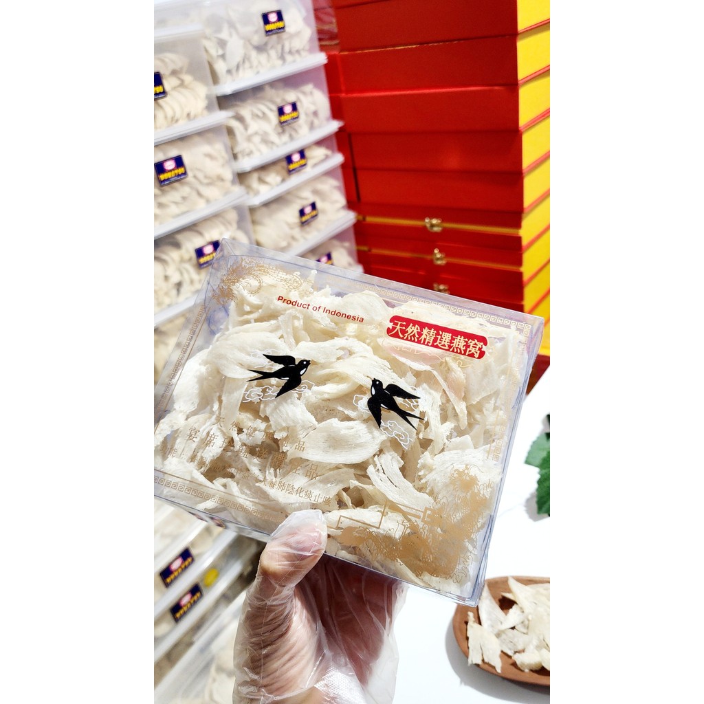 

Sarang Burung Walet - PATAHAN PREMIUM SUPER - Size S (CABUT KERING)