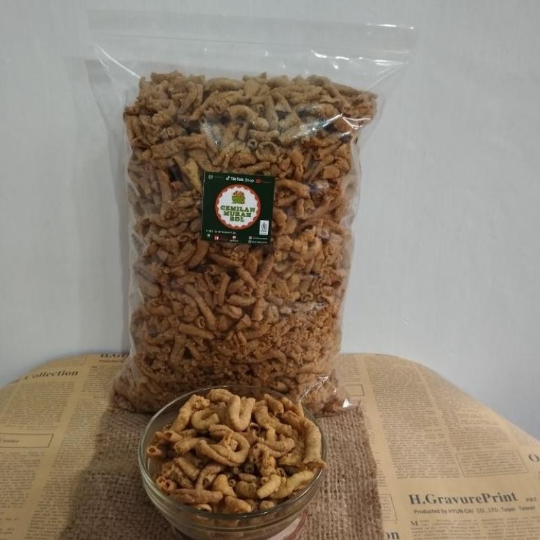 

Discount Keripik Usus Pedas (1 Kilogram Dan 500 Gram) High Quality