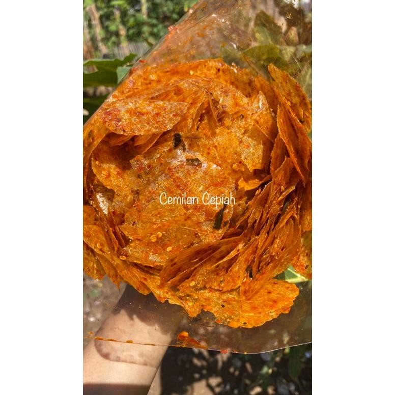 

Ori Kripca / Keripik Kaca 500Gram Pedas Daun Jeruk Murah