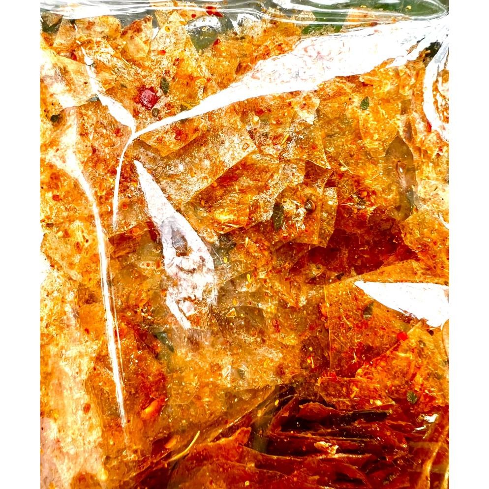 

Discount Kripca Pedas / Keripik Kaca 1Kg Pedas Daun Jeruk Bos Snack Grosir
