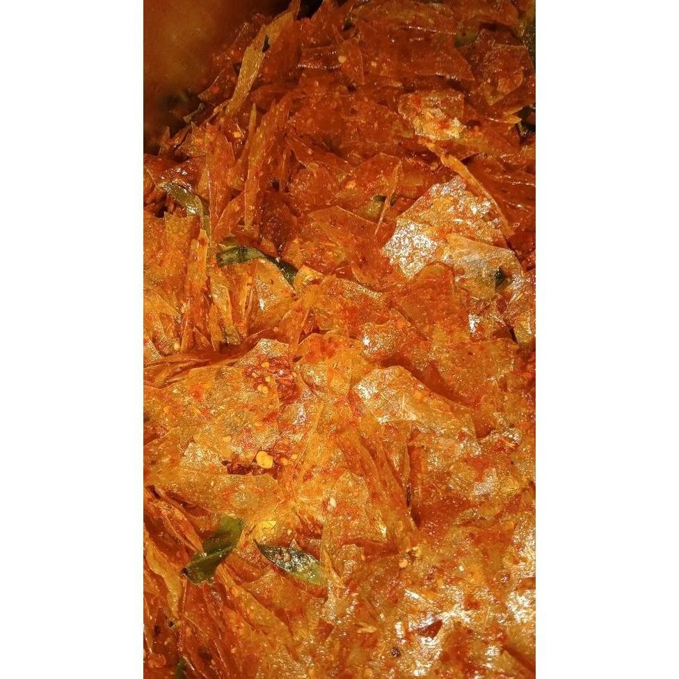 

Flash Sale Keripik Kaca Pedas Daun Jeruk 500 Gram Termurah Terenak Premium