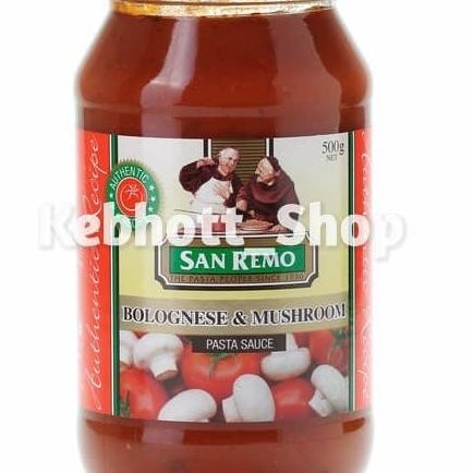 

San Remo Sanremo Homestyle Pasta Sauce Bolognese And Mushroom 500Gr