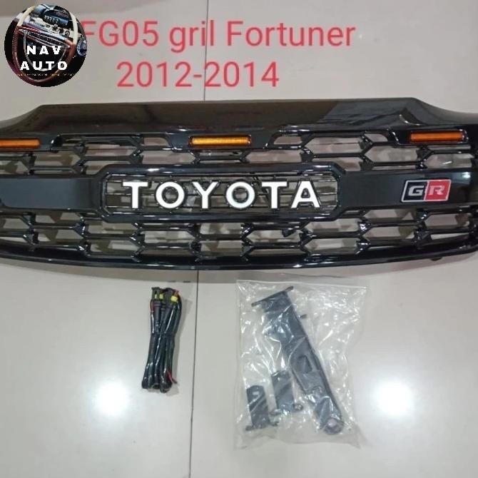 Aksesoris Mobil Grill Depan Fortuner Vnt 2012-2014 Model Led