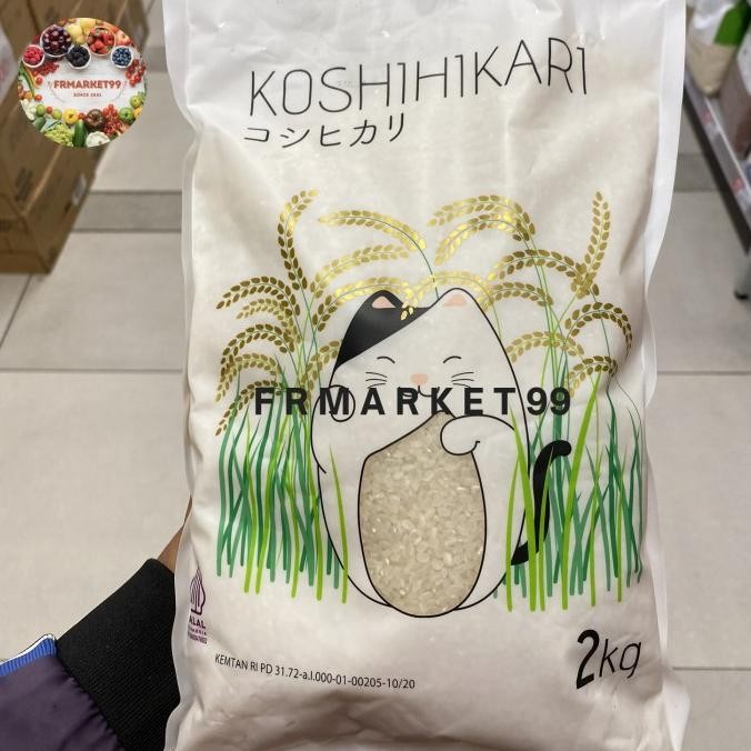 

Koshihikari Rice Japanese / Beras Jepang Koshihikari/Beras Jepang/2 Kg MRS01