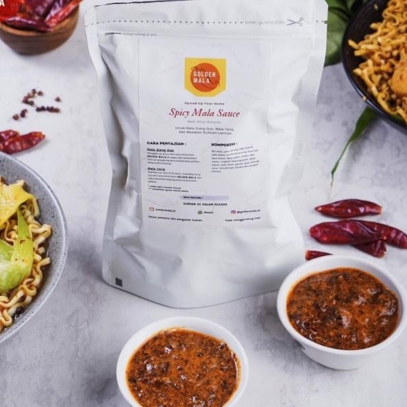 

Halal Spicy Mala Sauce Golden Mala - Bumbu Hotpot, Mala Xiang Guo/Tang