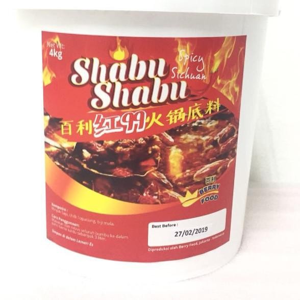 

Bumbu Huoguo / Shabu-Shabu Instan / Kuah Mala Sichuan Hotpot 4Kg - Uns