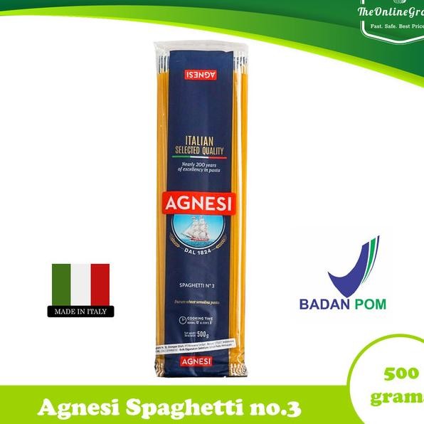 

Agnesi Spaghetti No.3 500Gr - Pasta Spaghetti
