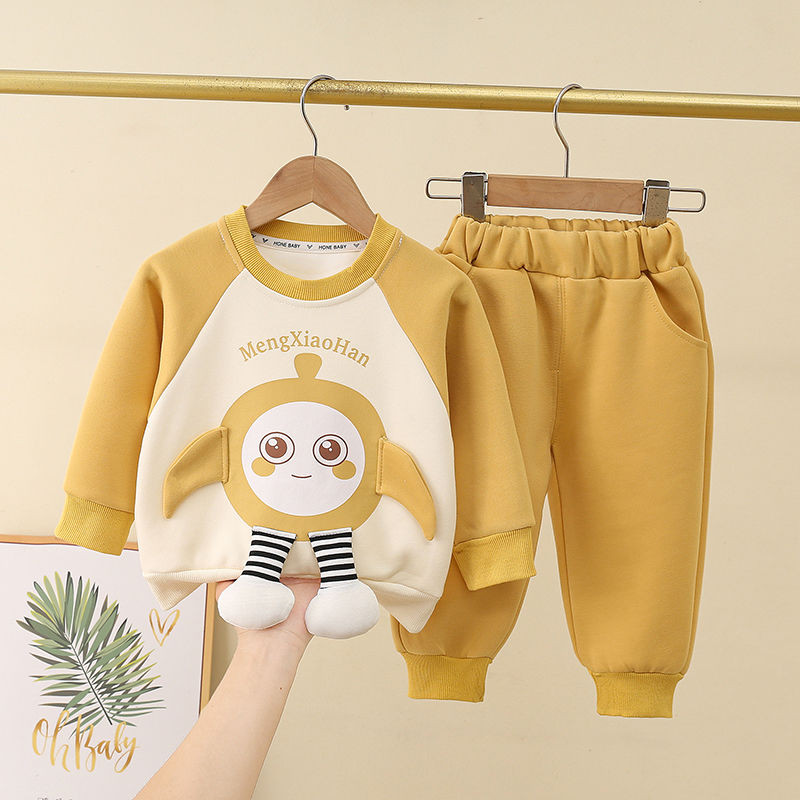 Boy Long-Sleeve Suit Baby Western Style Cute Egg Puff Sweater