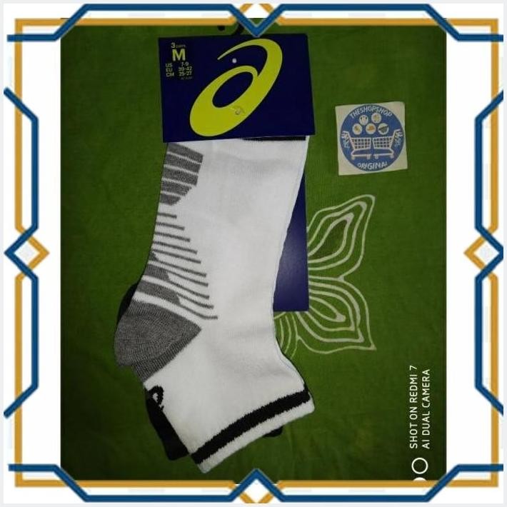 

[THE] KAOS KAKI ASICS BREATHABLE COMFORTABLE 3 PAIRS SHORT SOCKS ORIGINAL