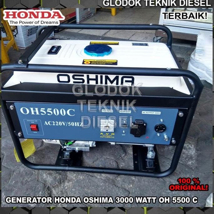 Dijual Honda Genset Generator Bensin 3000 2800 Watt Oh 5500 C Oh5500C Ori