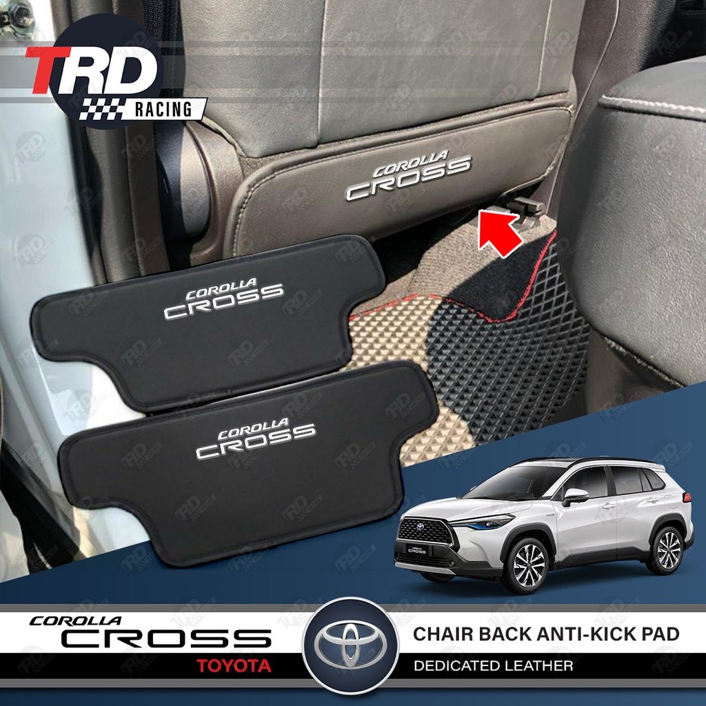 [ANTI KICK PAT] Toyota Corolla CROSS Premium Leather Back Seat Cover 2022 2023 Aksesoris Mobil Bodyk