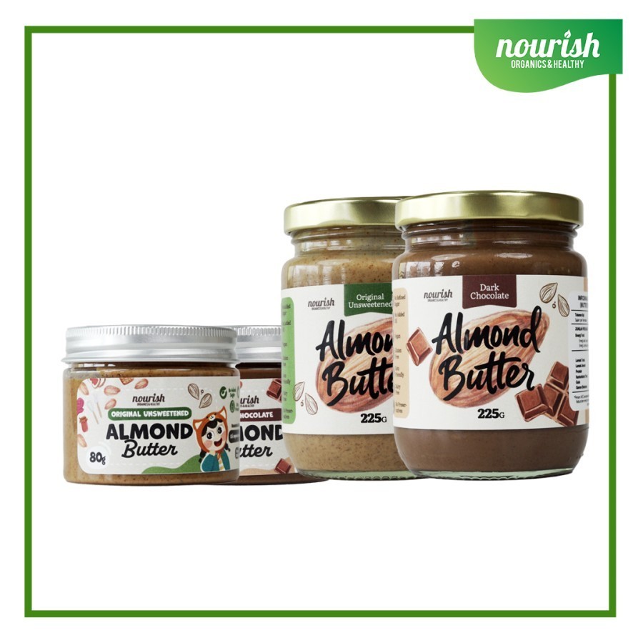 

p4yu Nourish Orinal Unsweetened Almond Butter - 225 gr