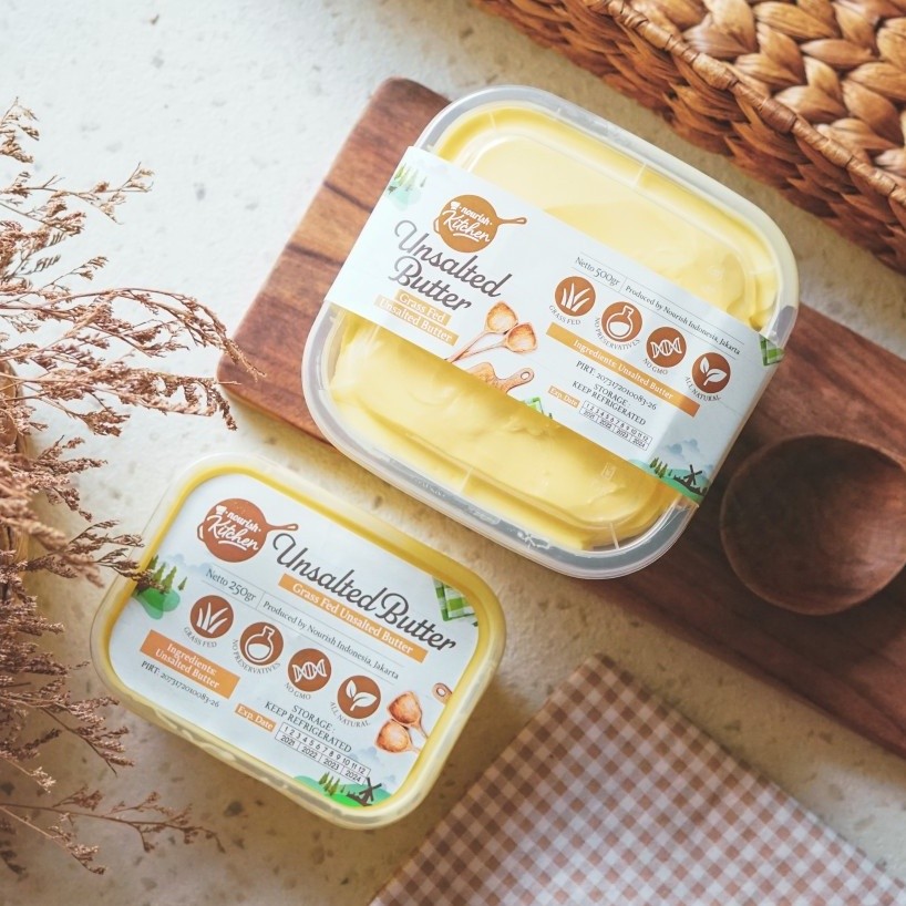 

Unsalted Butter Grass Fed 500gr Halal Non-GMO
