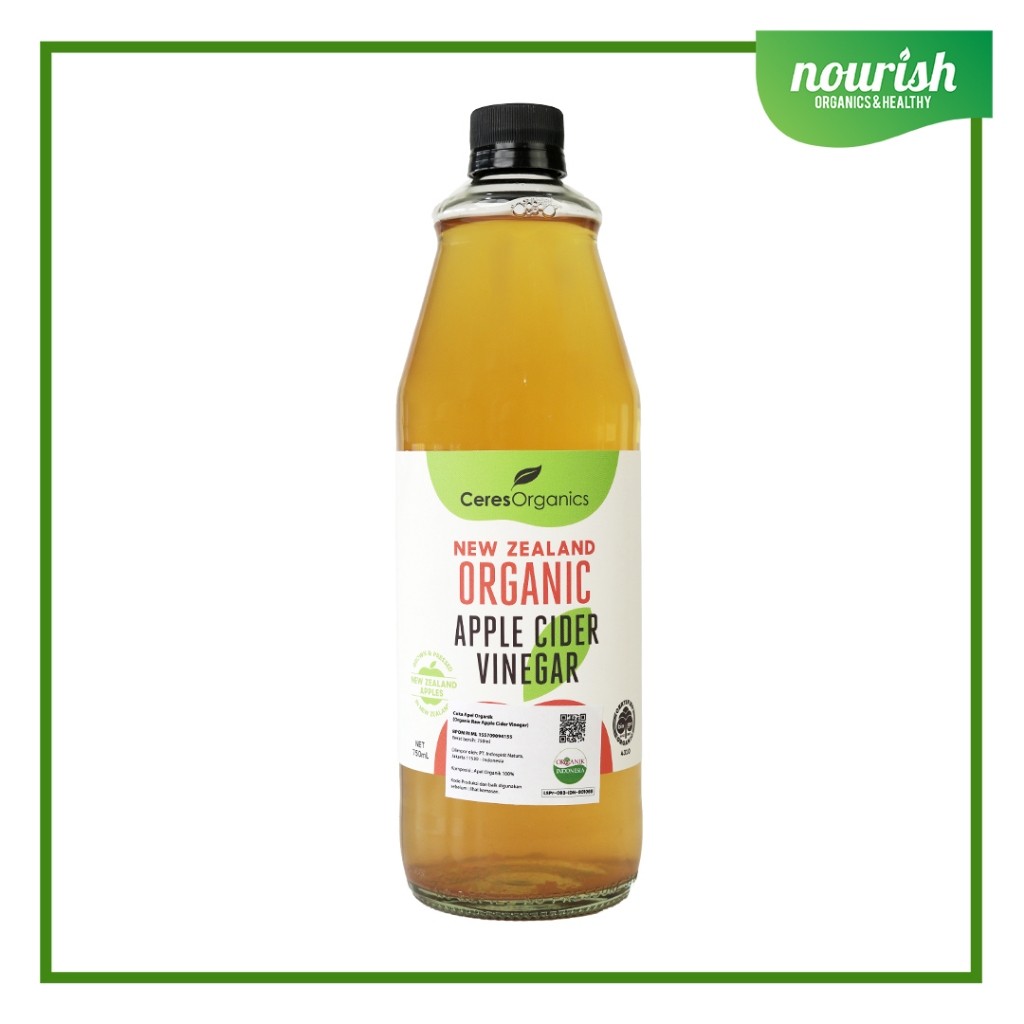 

Ceres Organics, New Zaeland Organic Raw Apple Cider Vinegar 750ml/BPOM