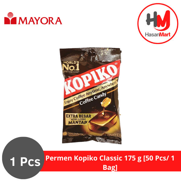 

Permen Kopiko Classic 175 g [50 Pcs/ 1 Bag]